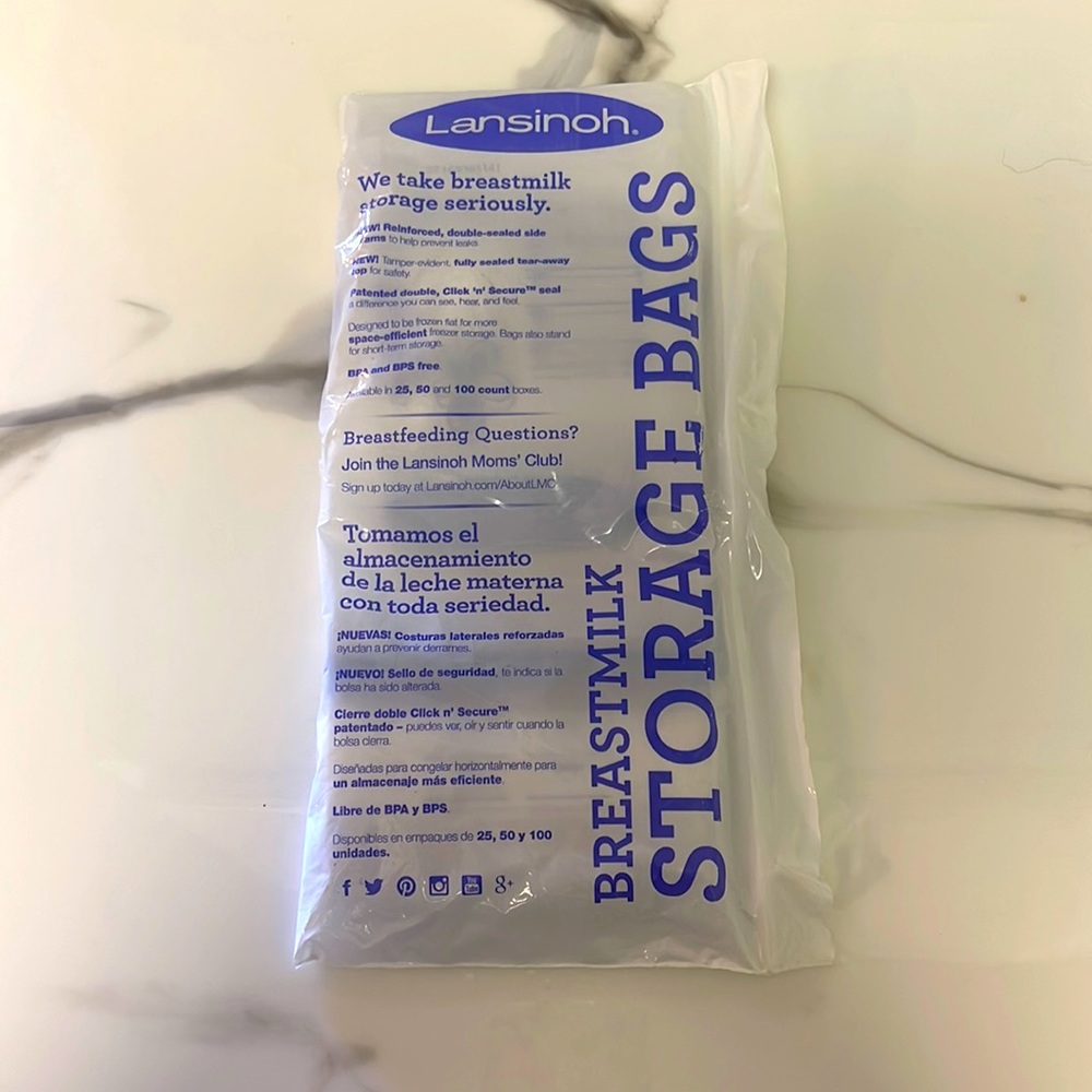 Breast milk storage